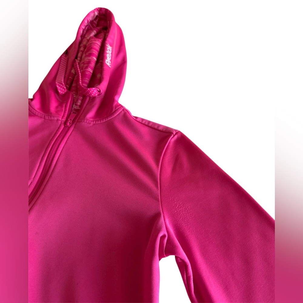 🛍️SALE🛍️ Reebok Women's Workout Ready Full-Zip Hoodie (Fuchsia | Neon Pink) - Picture 12 of 12